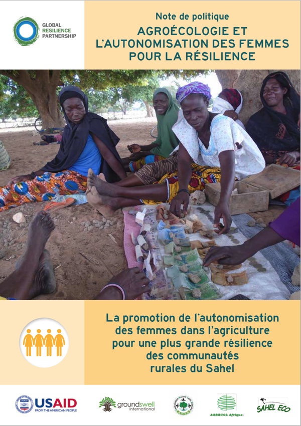 Agroécologie Et L’autonomisation Des Femmes Pour La Résilience Note de Politique