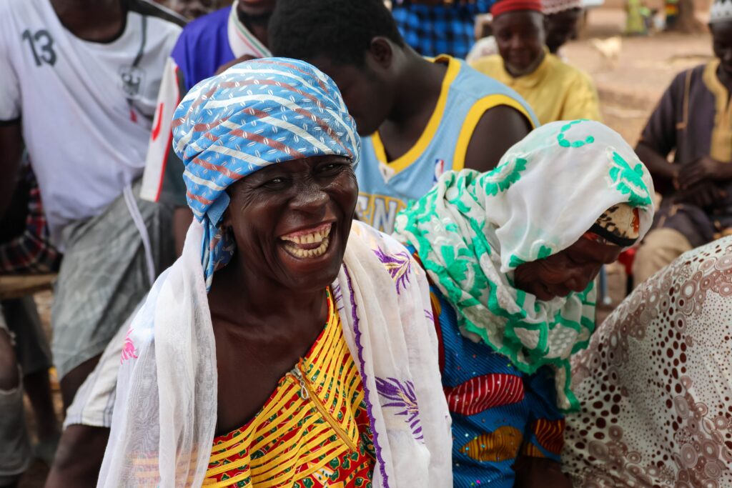 A woman farmer smiling - Ghana