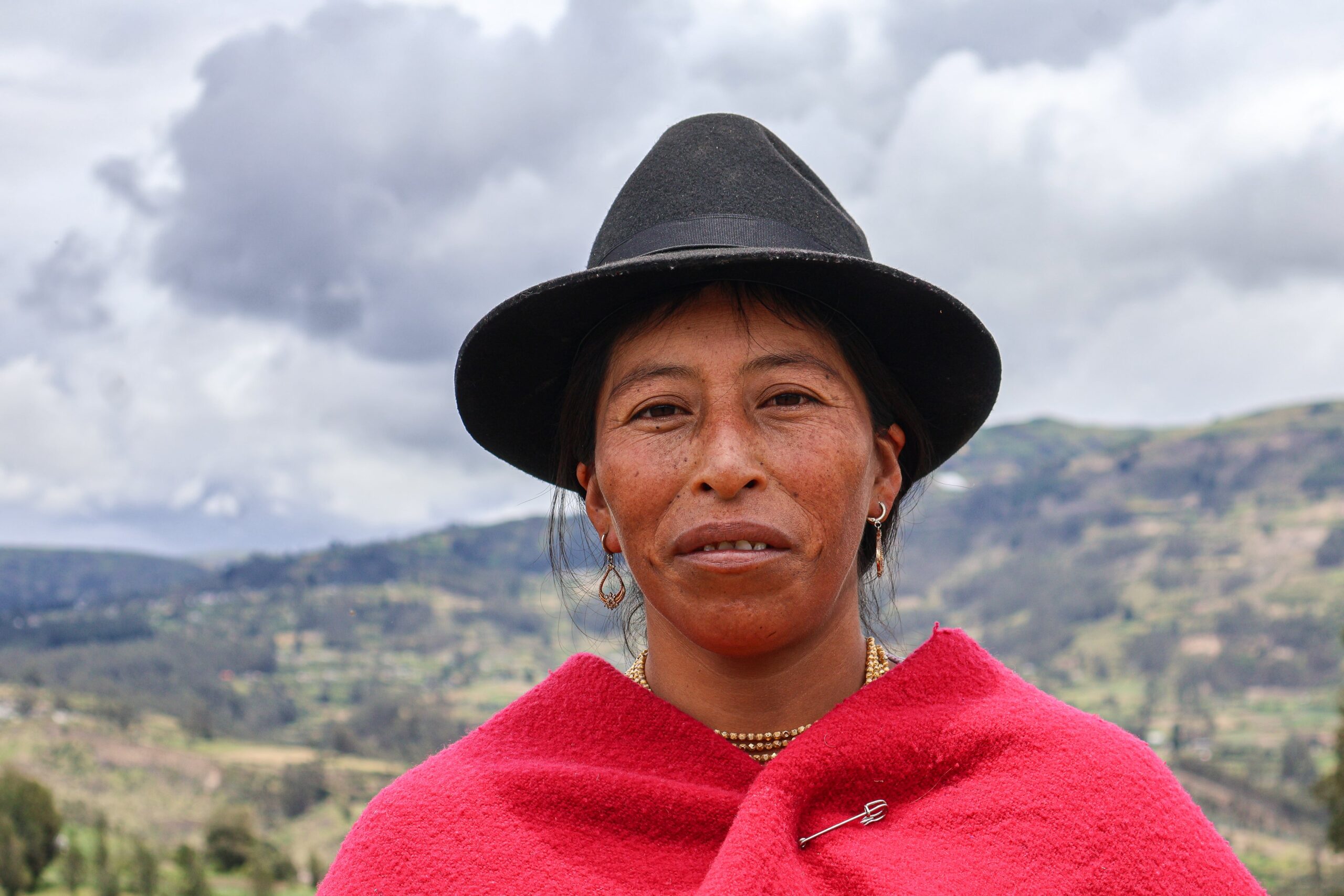Nancy, a Quechua farmer in Ecuador