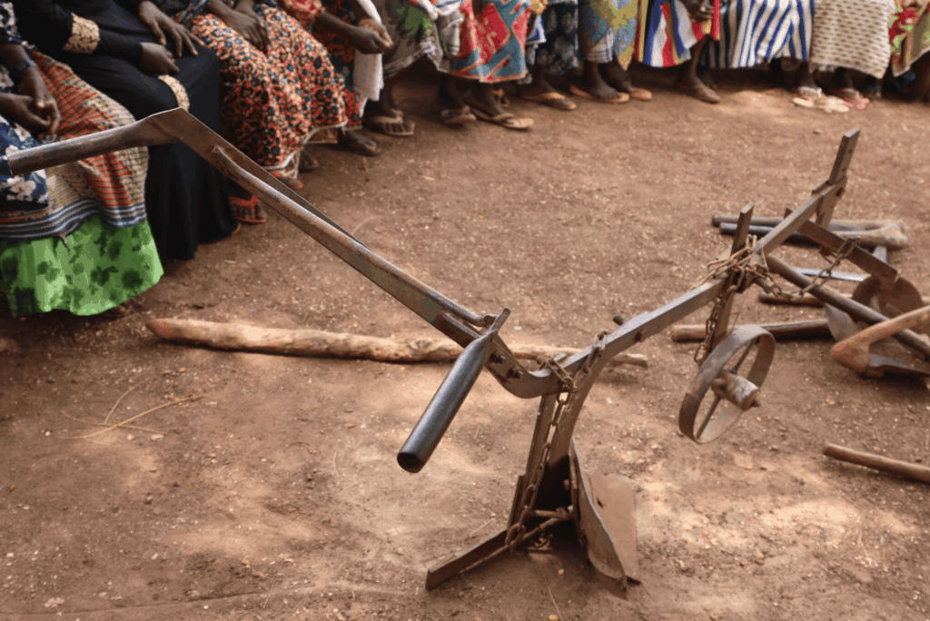 Appropriate technology in agroecology: ox drawn plough tool