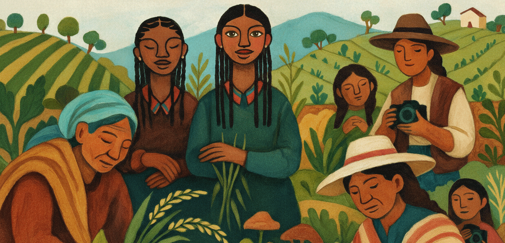 Illustration by Maylis Moubarak for Groundswell International